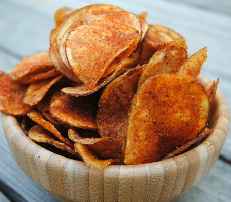 Chips de pommes de terre saveur barbecue