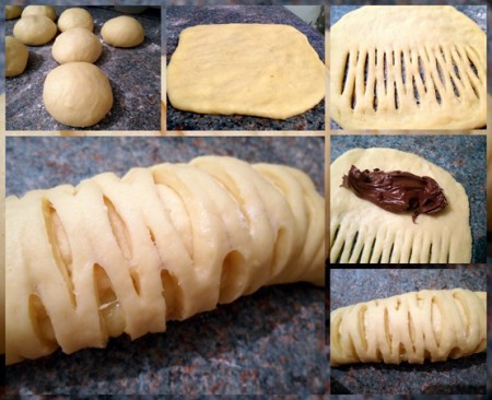 Petits pains fourrés au Nutella à la MAP