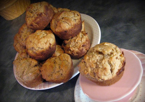 Réaliser des muffins maison sans gluten banane / beurre d'arachides